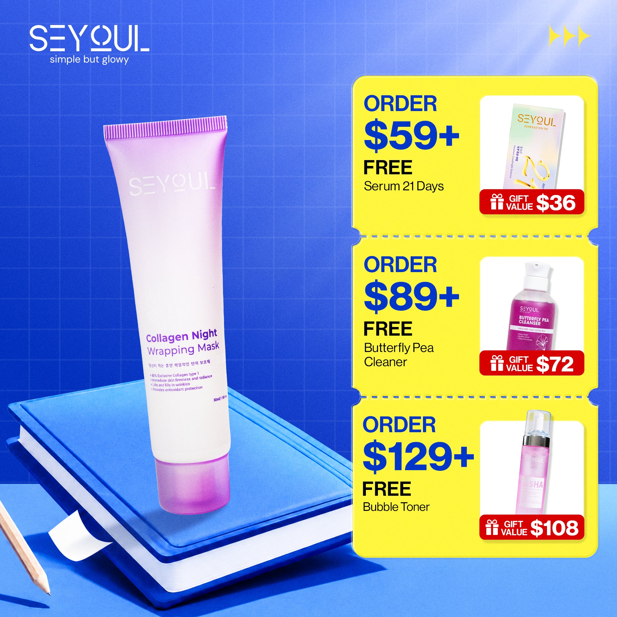 Seyoul™ Collagen Wrapping Mask
